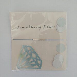 NEW Sterling Silver 100% silk handmade in Toronto bracelet Something Blue
